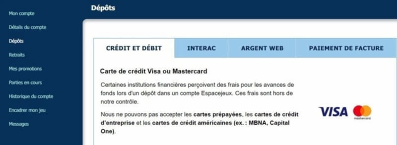 Argent Web Loto Quebec?